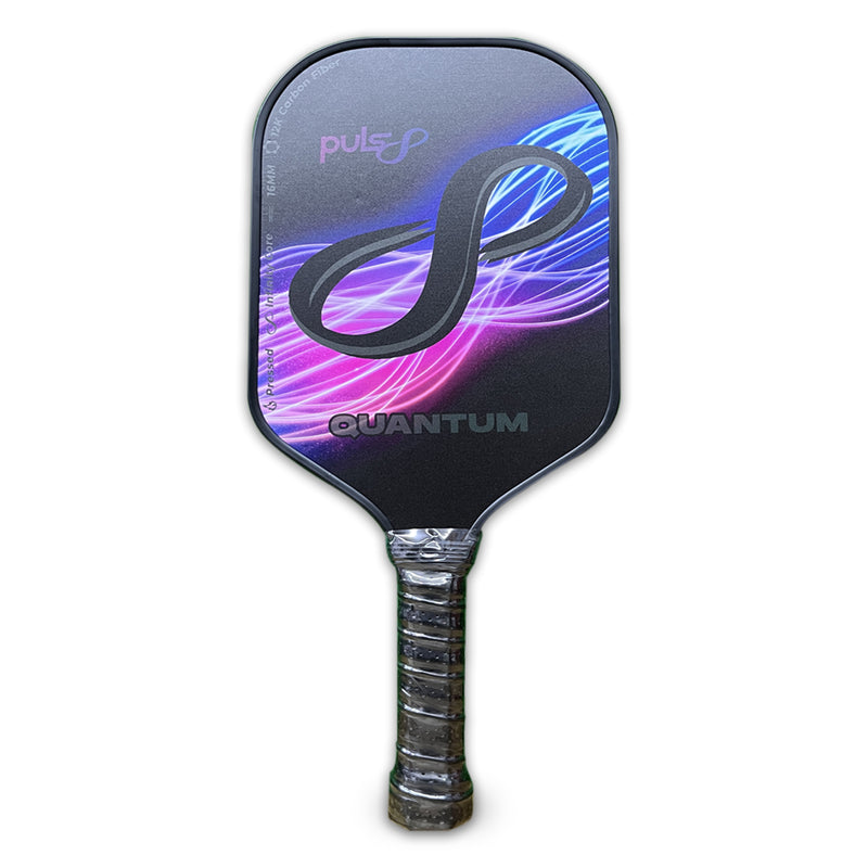 Load image into Gallery viewer, Puls8 Quantum Hot Pressed Pickleball Paddle front view
