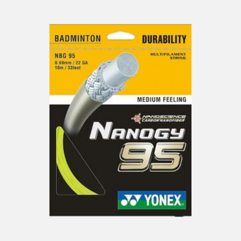 Load image into Gallery viewer, Yonex Nanogy 95 Badminton String flash yellow

