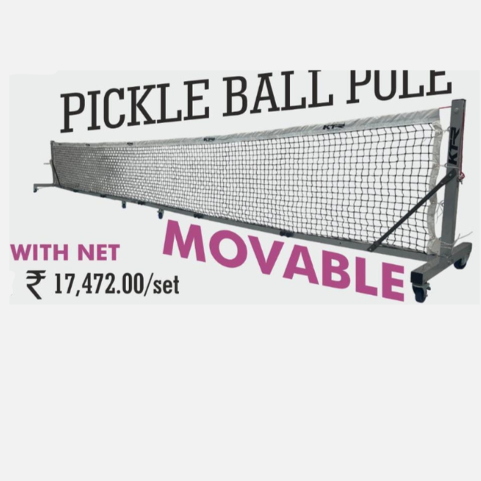 KTR Pickleball Movable Pole With Net