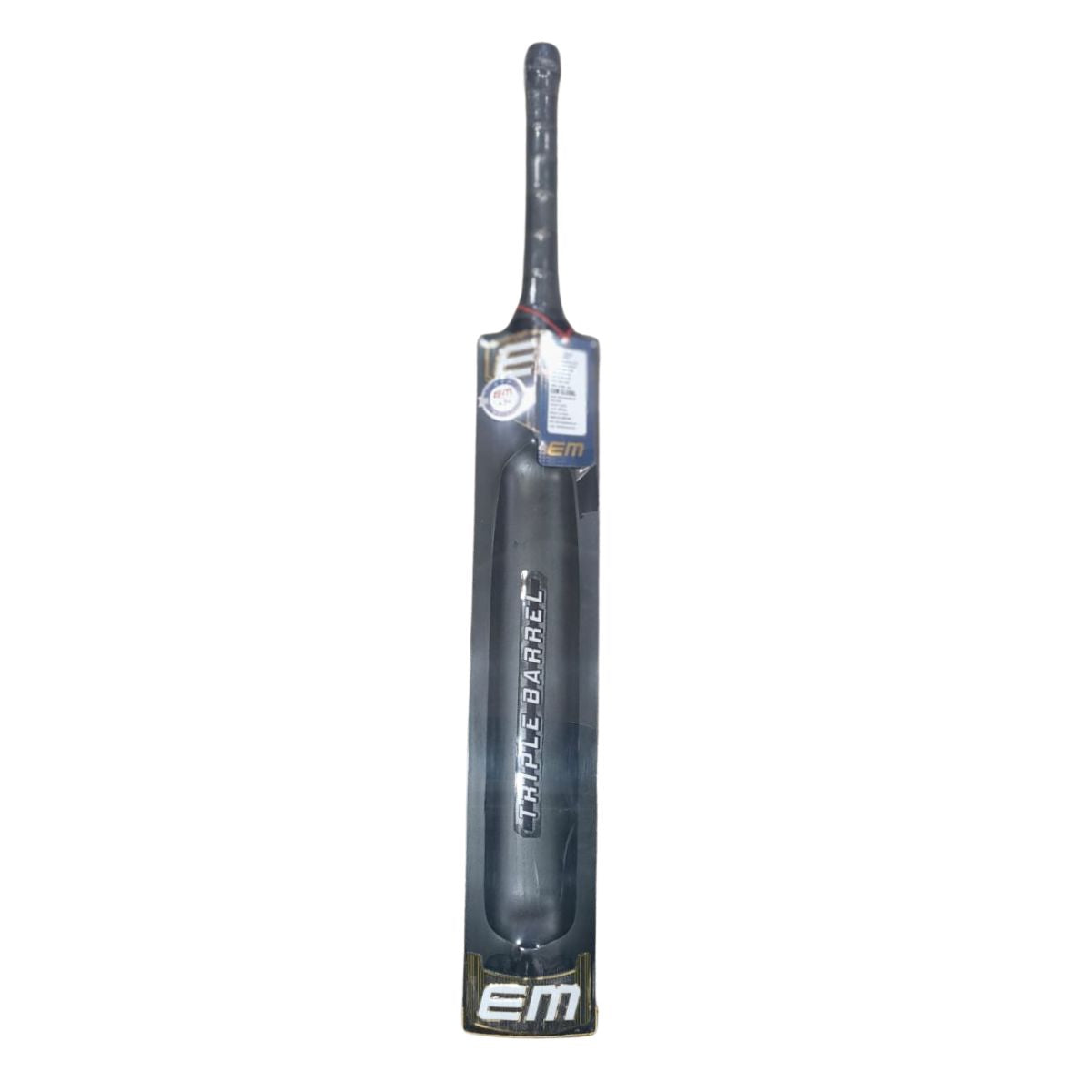 EM Triple Barrel Kashmir Willow Cricket Tennis Bat