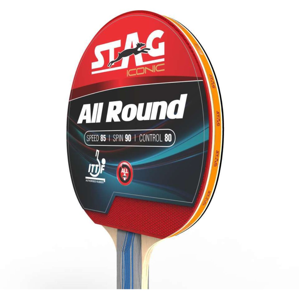 Stag Iconic All Round Table Tennis Bat With Cover