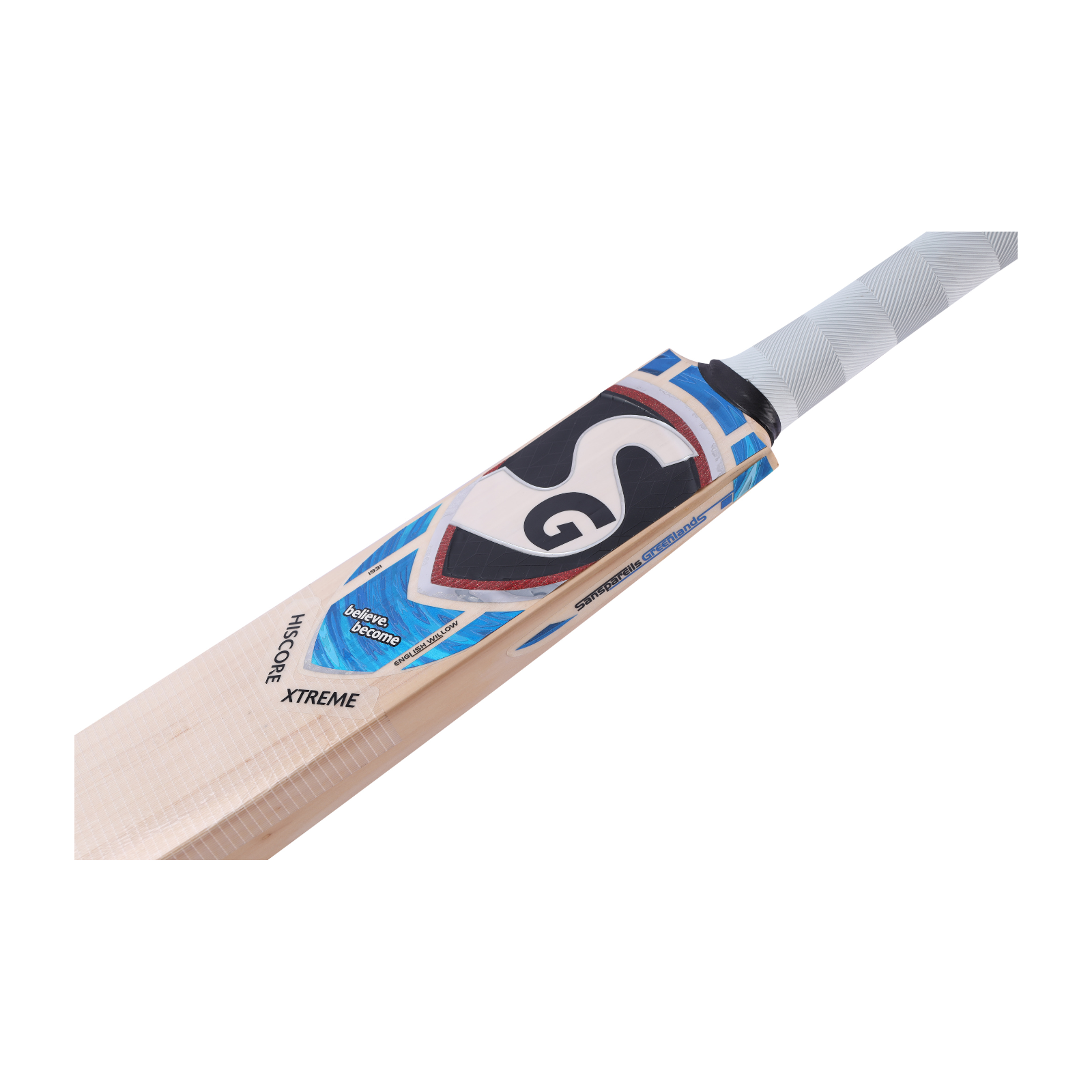 SG Hiscore Xtreme English Willow Cricket Bat Slanting Image
