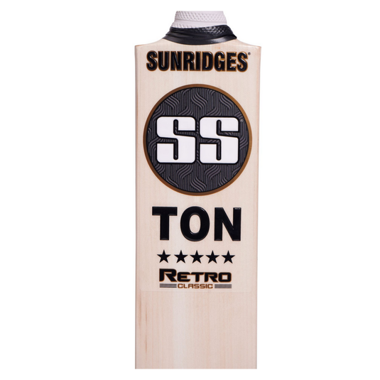 SS Ton Retro Classic English Willow Cricket Bat Logo Image