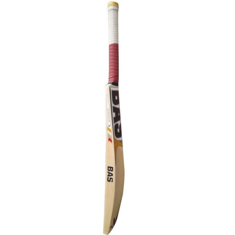 Load image into Gallery viewer, BAS Vampire Bow 20/20 English Willow Cricket Bat Side Image
