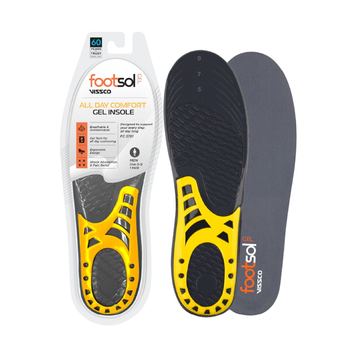 Vissco All Day Comfortable Gel Insole