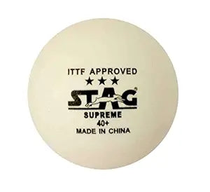 Stag 3 Star Plastic Supreme Table Tennis Ball