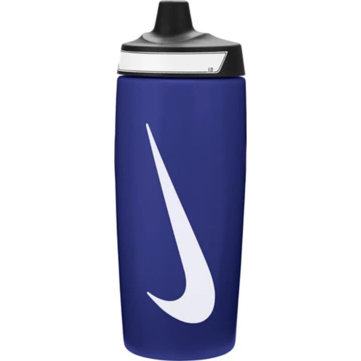 Load image into Gallery viewer, Nike Refuel 18 Oz Squeezable Sport Sipper in Navy Blue Color
