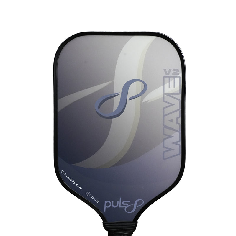 Load image into Gallery viewer, Puls8 Wave V2 Pickleball Paddle In Charcoal Black Color
