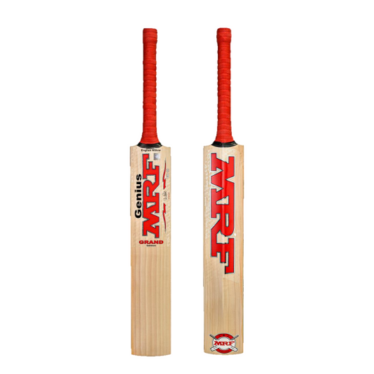 MRF Genius Grand JR Cricket Bat front and Back image