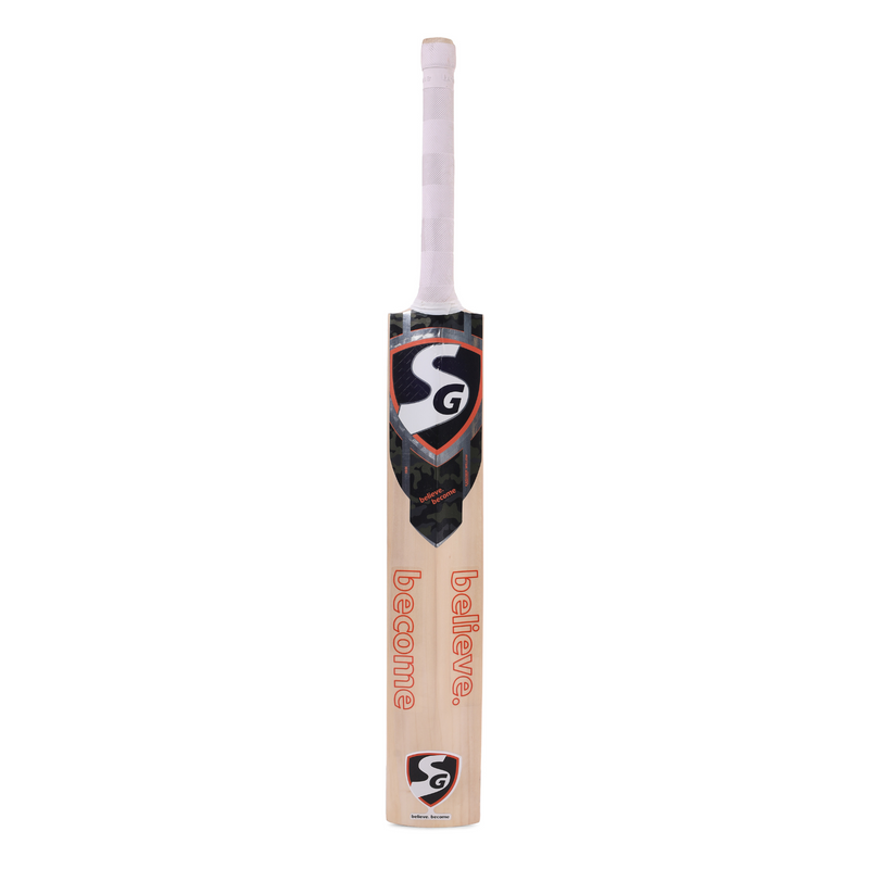 Load image into Gallery viewer, SG Savage Plus Kashmir Willow Cricket Bat back face
