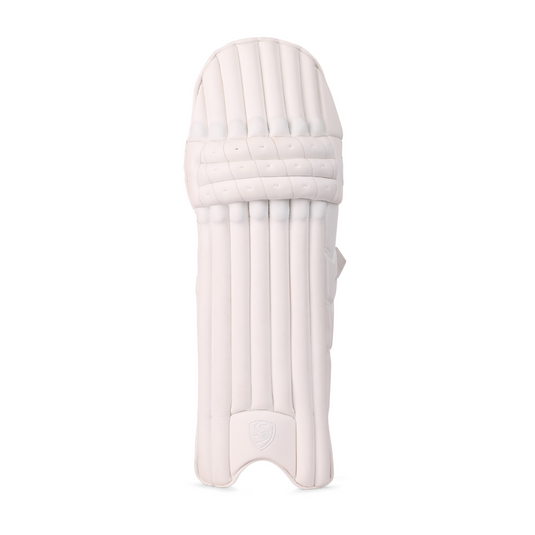 SG Hilite White Cricket Batting Pads single Pad with white Backround