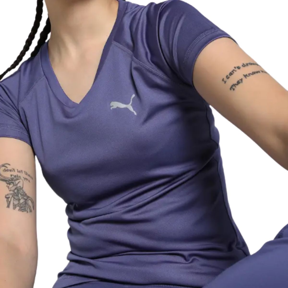 Puma Womens Train All Day Crew Neck Tee