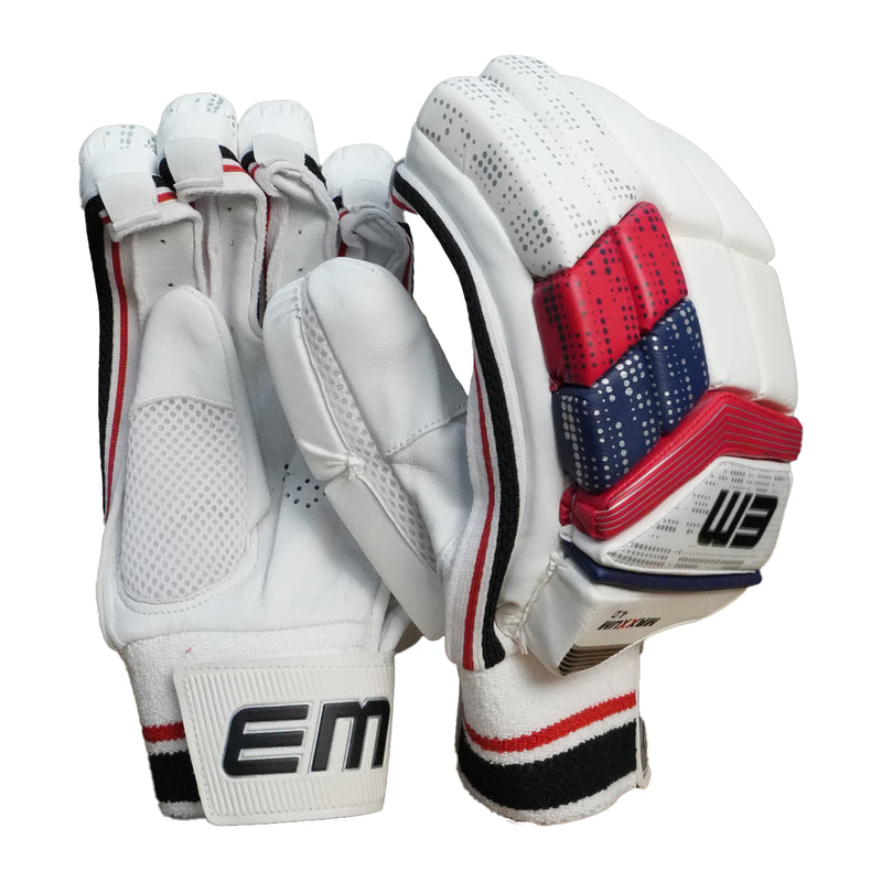 Load image into Gallery viewer, EM Maxxum 4.0 Cricket Batting Gloves 
