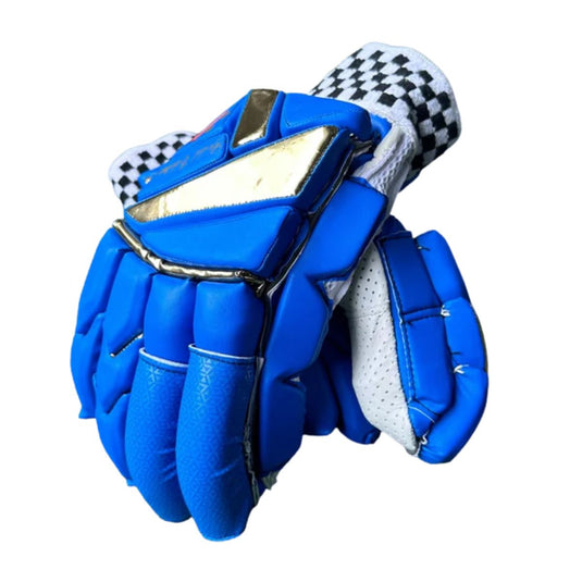 Gray-Nicolls Gold Edition Blue Batting Gloves