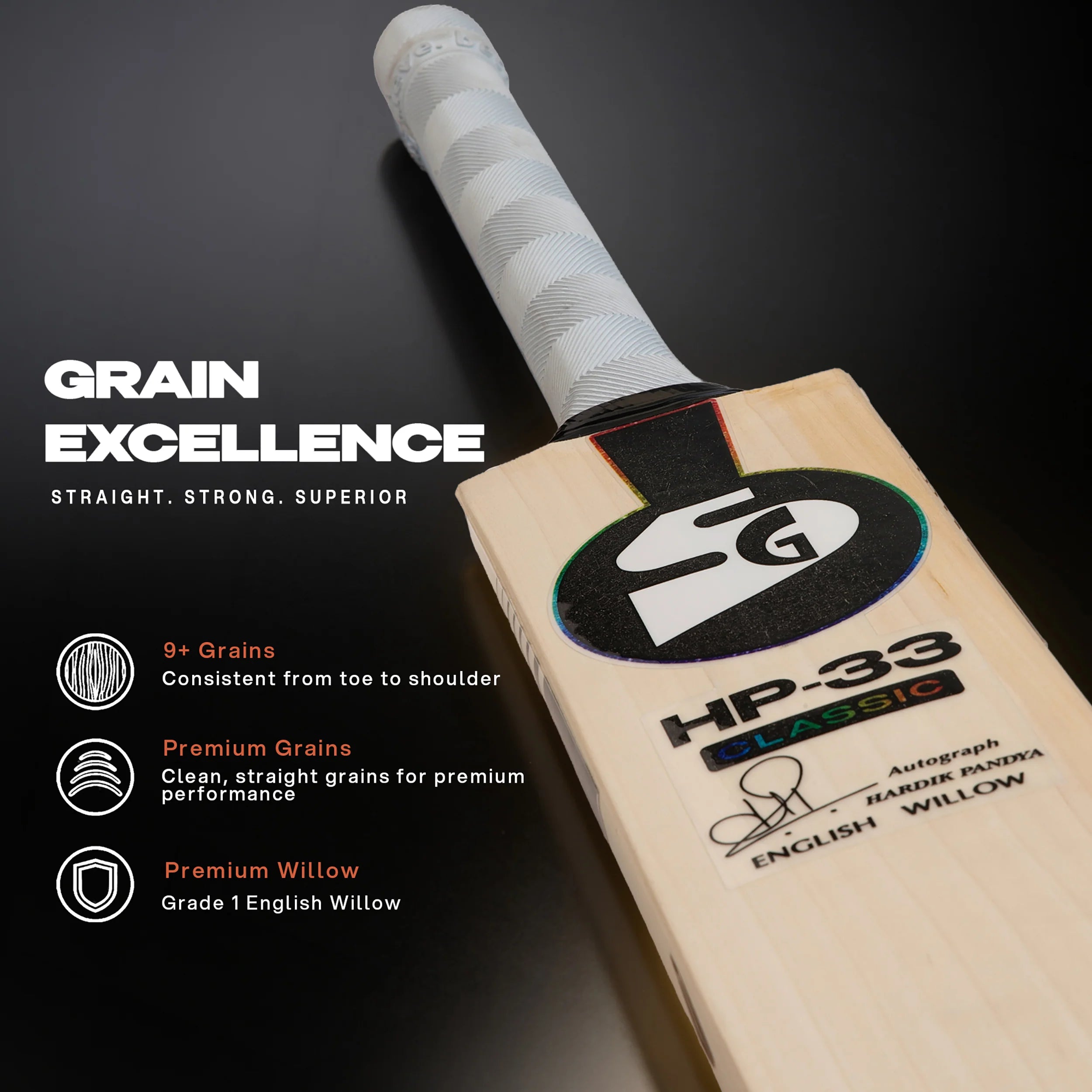 SG HP-33 Classic English Willow Cricket Bat