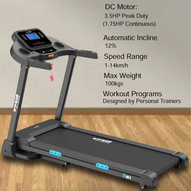 Load image into Gallery viewer, Viva Fitness T-161 Motorised Treadmill
