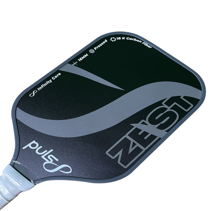 Load image into Gallery viewer, Puls8 Zest Cold Pressed Pickleball Paddle side view
