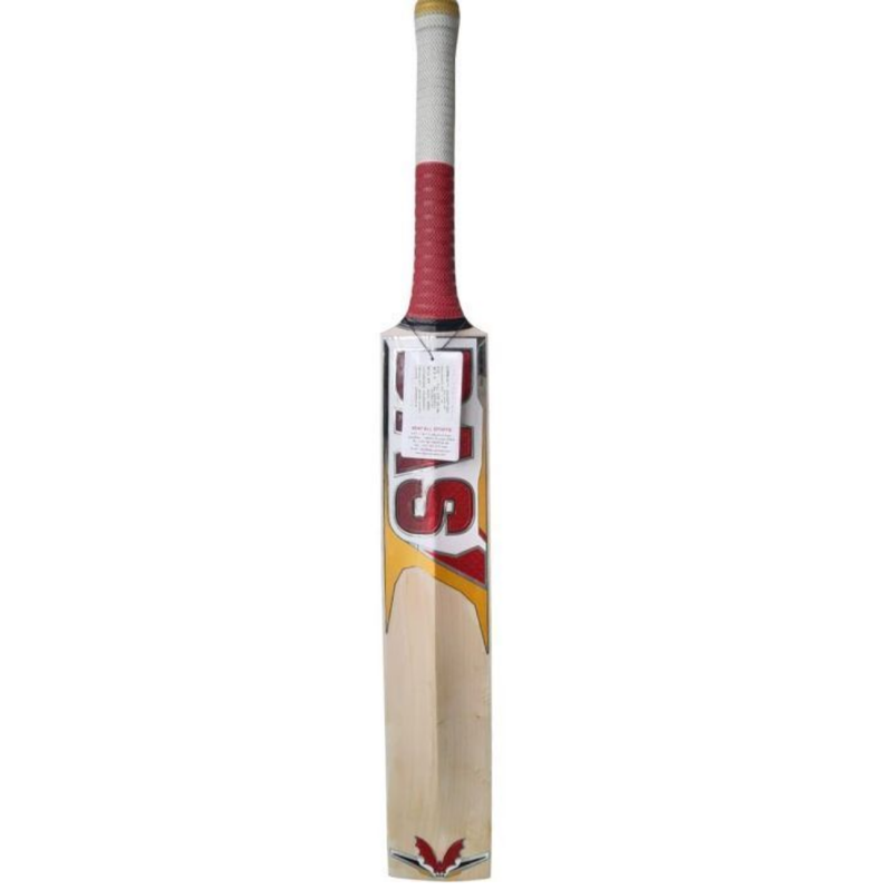 Load image into Gallery viewer, BAS Vampire Bow 20/20 English Willow Cricket Bat Back Image
