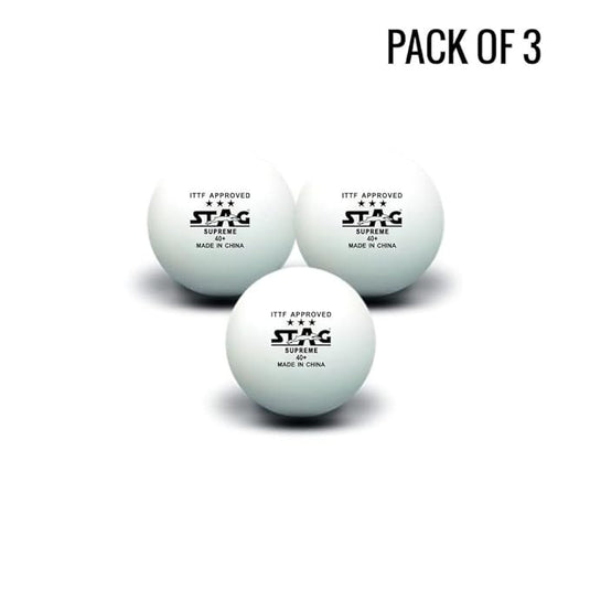 Stag 3 Star Plastic Supreme Table Tennis Ball