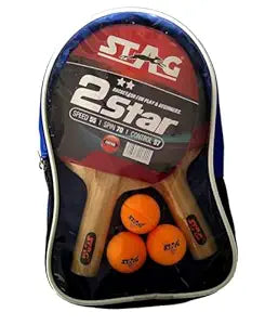 Load image into Gallery viewer, Stag 2 Star Play Set Table Tennis Bat
