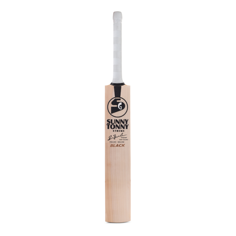 Load image into Gallery viewer, SG Sunny Tonny Xtreme English Willow Cricket Bat (Black) front Face
