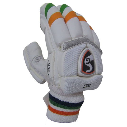 SG Test India Cricket Batting Gloves Back View