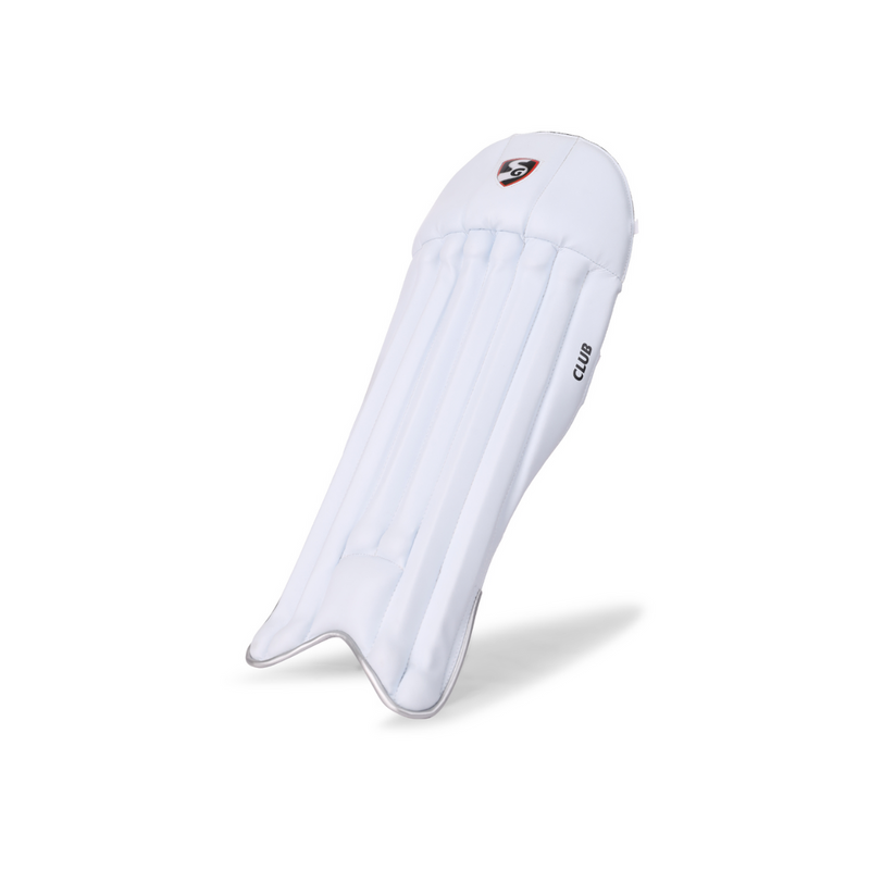 Load image into Gallery viewer, SG Club Wicket Keeping Pads In White Color
