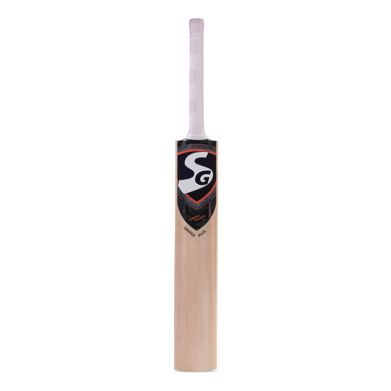 Load image into Gallery viewer, SG Savage Plus Kashmir Willow Cricket Bat front face
