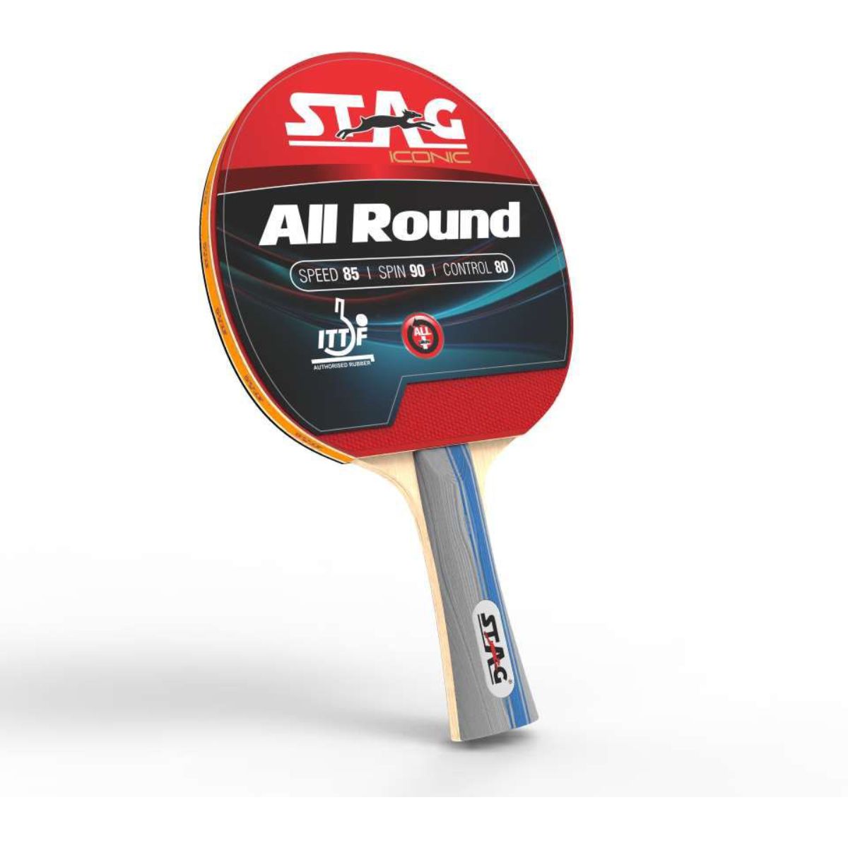 Stag Iconic All Round Table Tennis Bat With Cover
