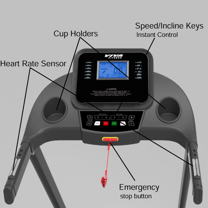 Load image into Gallery viewer, Viva Fitness T-161 Motorised Treadmill
