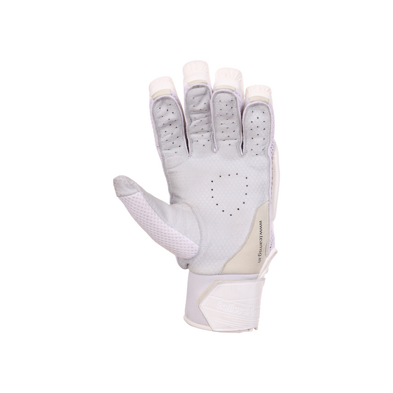 Load image into Gallery viewer, SG Hilite White Cricket Batting Gloves Single Glove
