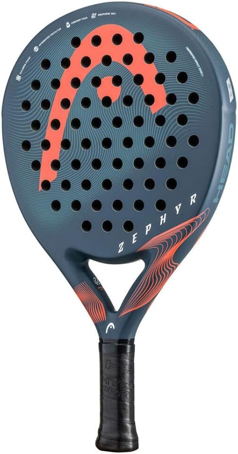 Load image into Gallery viewer, Head Zephyr 2023 Padel Racquet side view
