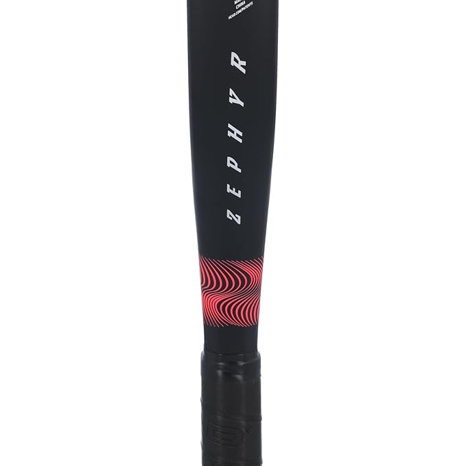 Load image into Gallery viewer, Head Zephyr 2023 Padel Racquet red side 
