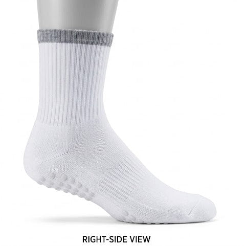 SCS Full Terry Crew Grip Running Socks