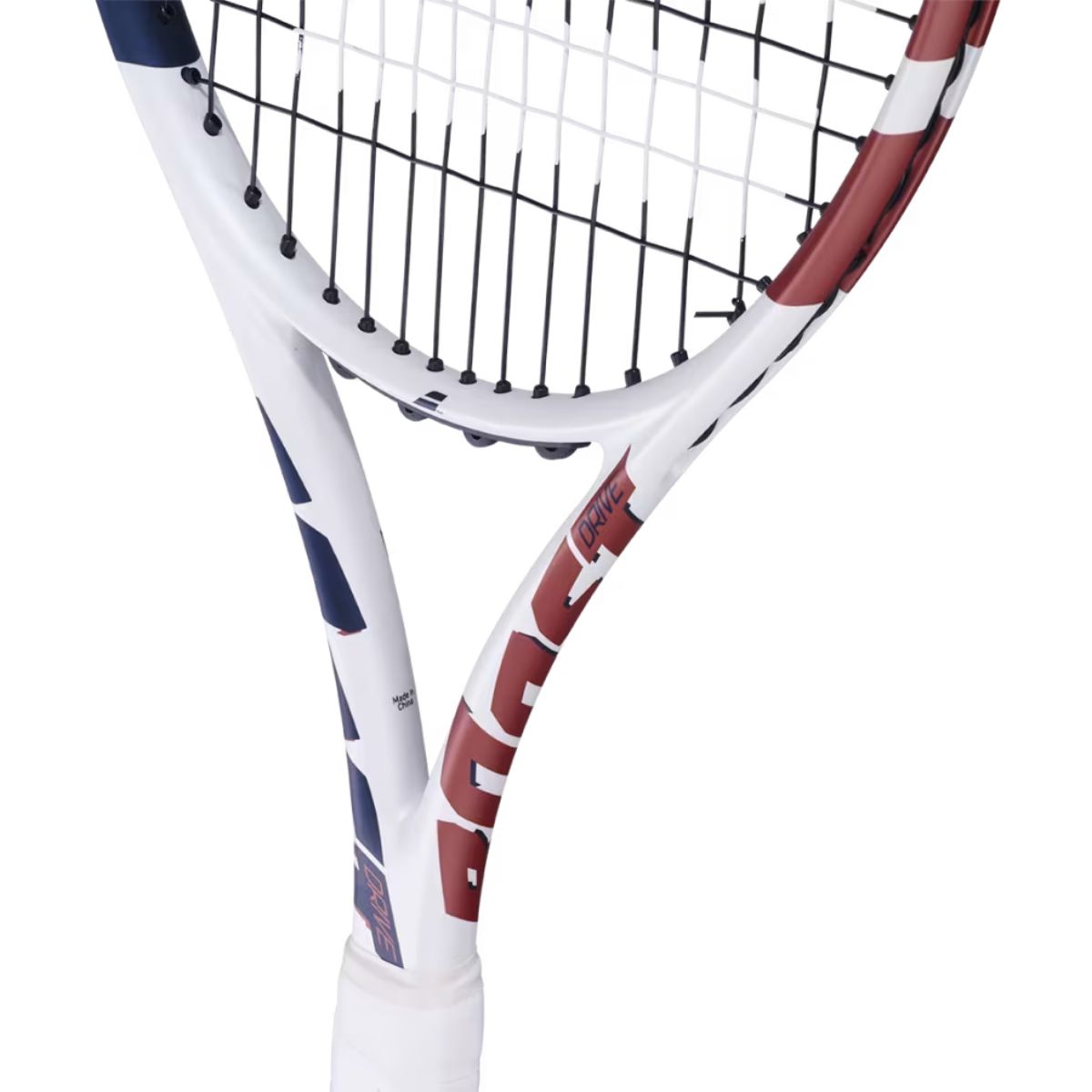 Babolat Boost Drive White Strung Tennis Racket (With Cover)