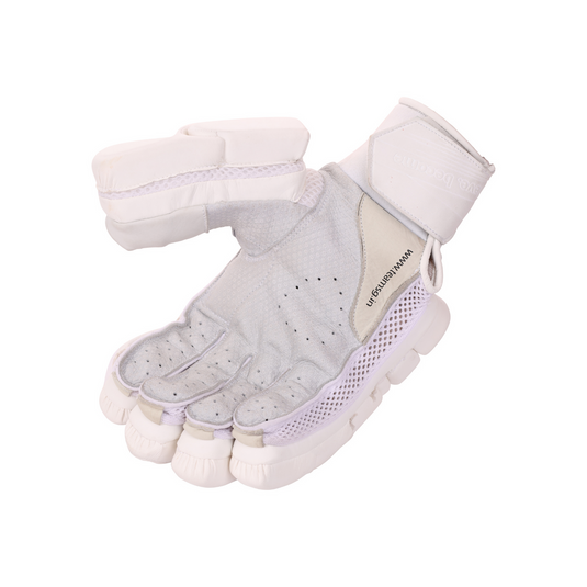 SG Hilite White Cricket Batting Gloves