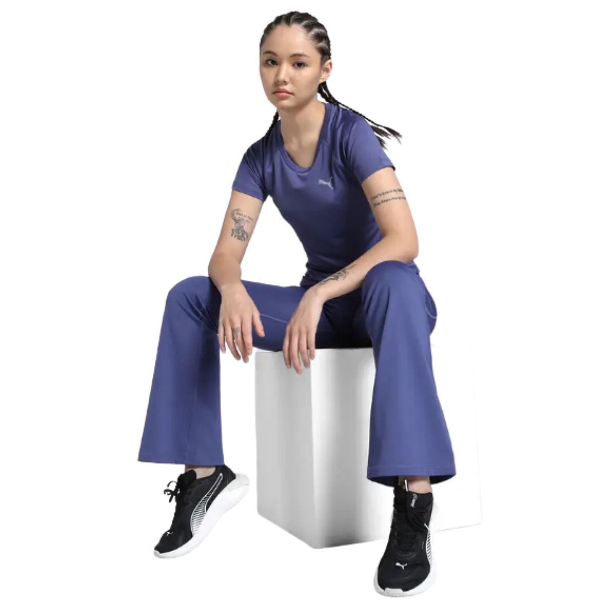 Puma Womens Train All Day Crew Neck Tee