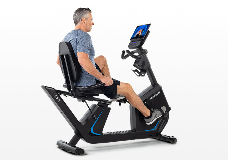 Load image into Gallery viewer, Horizon 5.0R Recumbent Bike
