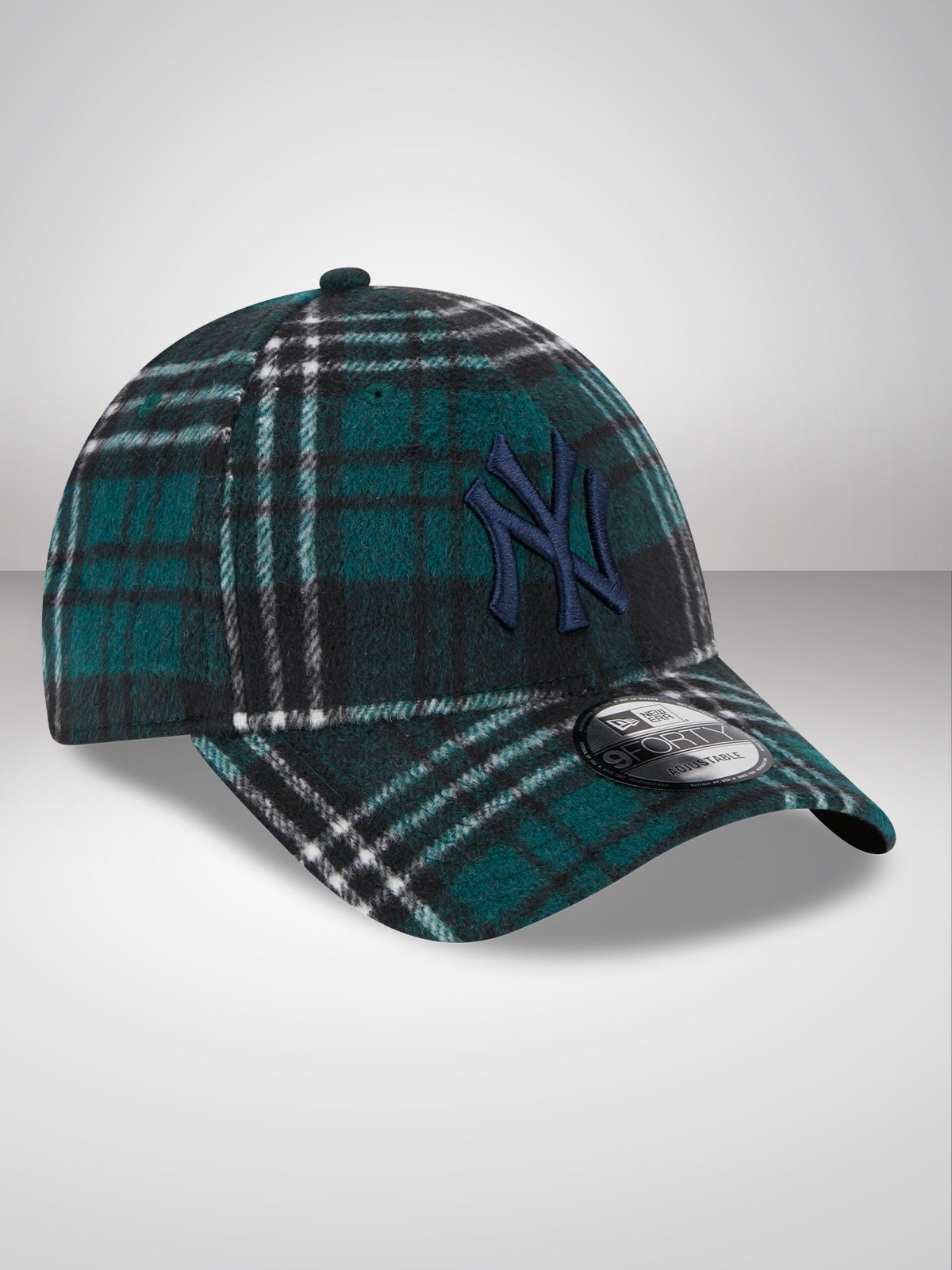 New Era NY Yankeens Check Adjustable Cap
