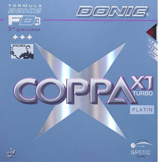 Donic Coppa X1 Turbo Platin Table Tennis Rubber