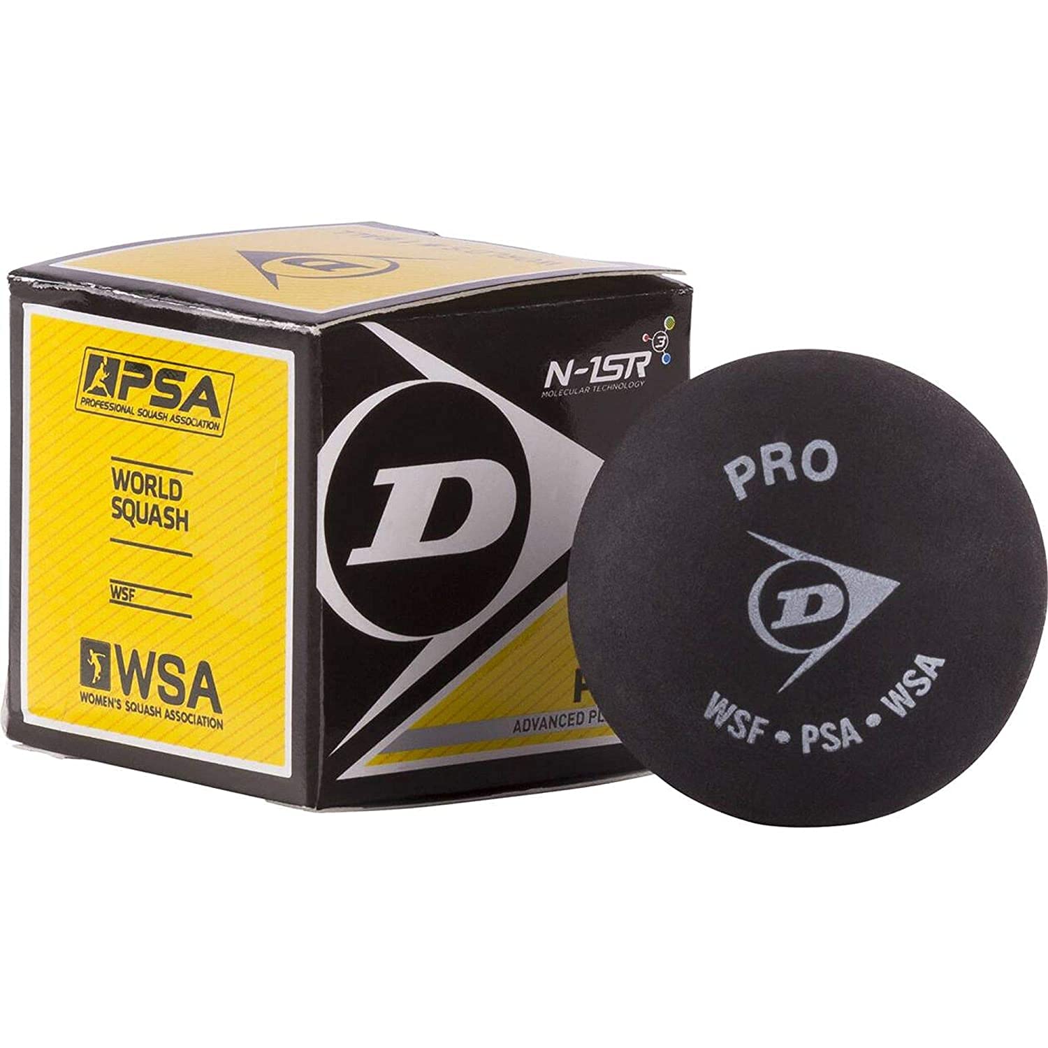 Dunlop Double Dot Pro Squash Ball (Pack of 3)