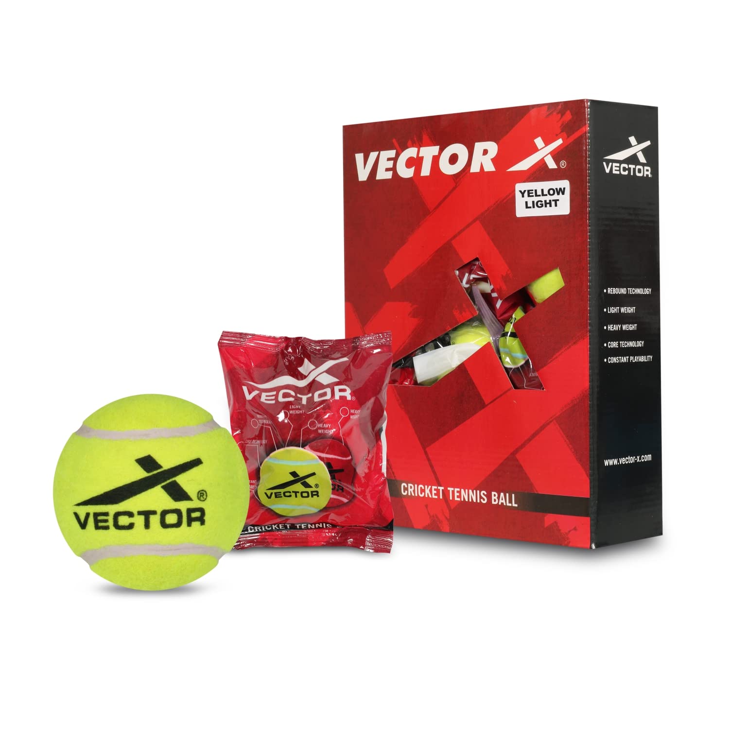 Vector-X Cricket Ball Light (Yellow)