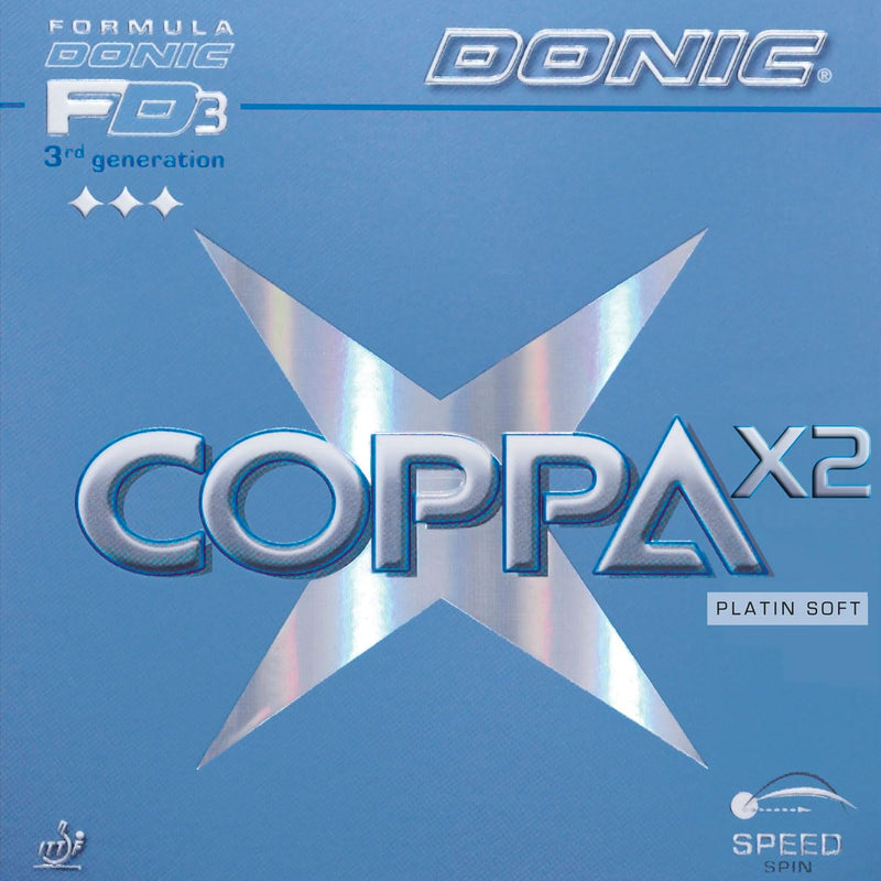 Load image into Gallery viewer, Donic Coppa X2 Platin Soft Table Tennis Rubber
