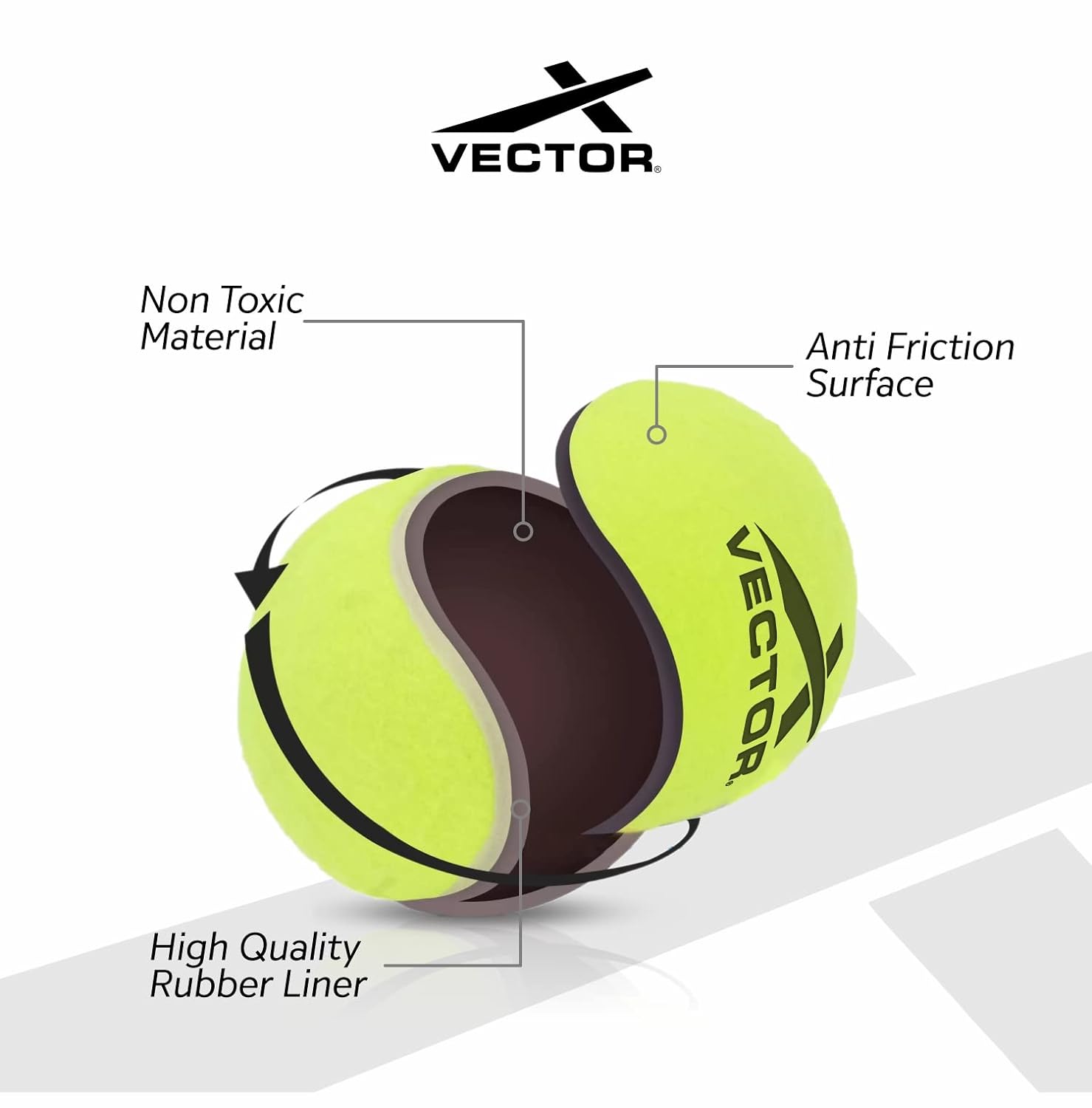 Vector-X Cricket Ball Light (Yellow)