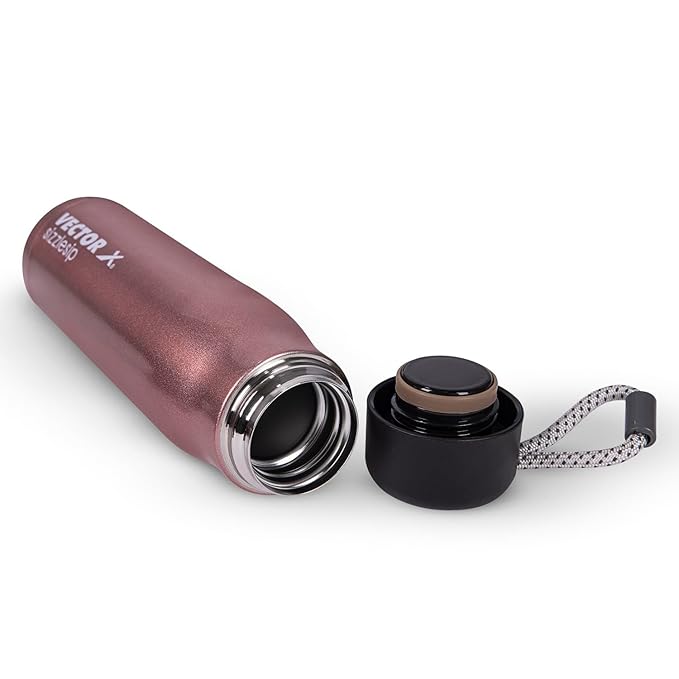 Load image into Gallery viewer, Vector-X Stainless Steel Vacuum Insulated Sizzle Sip Bottle
