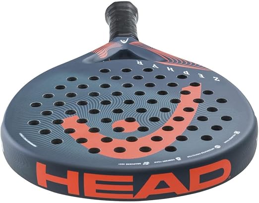 Load image into Gallery viewer, Head Zephyr 2023 Padel Racquet bottom view
