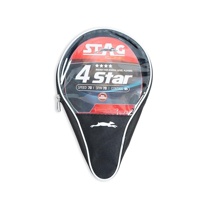 Stag Global 4 Star Table Tennis Bat (With Cover)