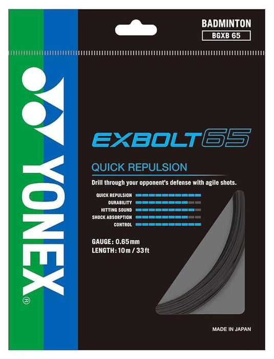 Yonex BG Exbolt 65 Badminton String