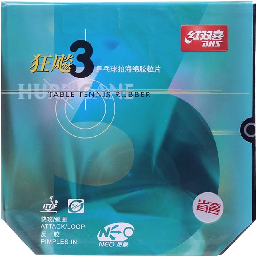DHS Neo Hurricane 3 Table Tennis Rubber