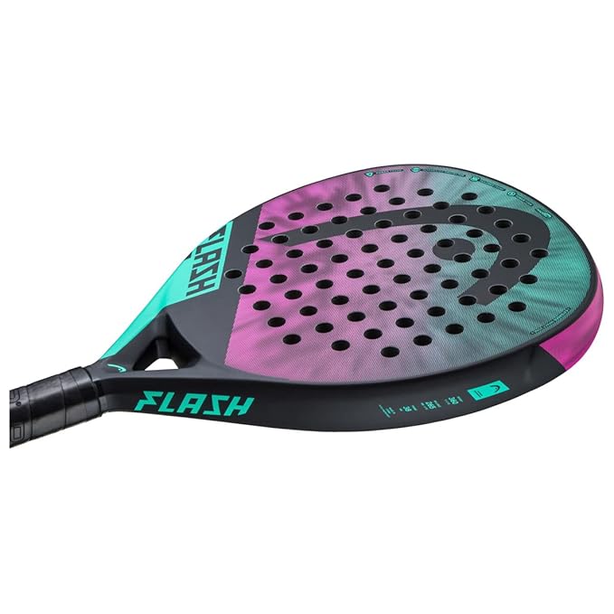 Load image into Gallery viewer, Head Flash 2023 Padel Racquet pink left side
